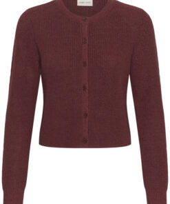 Part Two GigiaPW Cardigan Burnt Russet