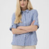 Part Two CindiePW Shirt Blue Stripe Blue