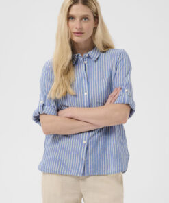 Part Two CindiePW Shirt Blue Stripe Blue