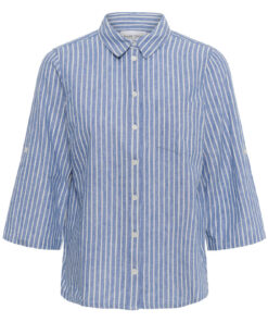 Part Two CindiePW Shirt Blue Stripe Blue