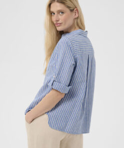 Part Two CindiePW Shirt Blue Stripe Blue