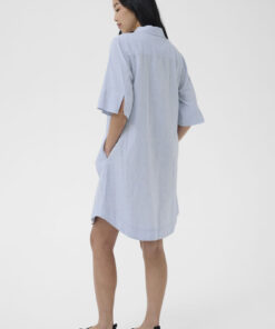 Part Two BerritPW Dress Light Blue Chambray