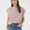 Part Two BettinaPW Blouse Burnt Russet Stripe