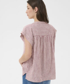 Part Two BettinaPW Blouse Burnt Russet Stripe