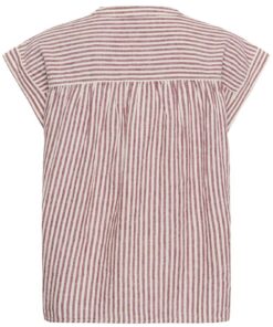 Part Two BettinaPW Blouse Burnt Russet Stripe