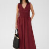 Part Two BorgnettePW Dress Burnt Russet