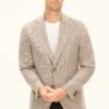 Oscar Jacobson Regular Fit Hopsack Blazer Beige