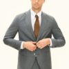 Oscar Jacobson Fogerty Regular Fit Twill Structure Blazer Green