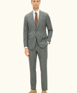 Oscar Jacobson Fogerty Regular Fit Twill Structure Blazer Green