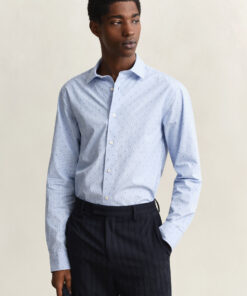 Gant Fil Coupé Shirt Lavender Blue