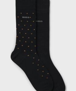 Boss Two Pack of Regular Length Socks Black