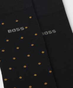 Boss Two Pack of Regular Length Socks Black
