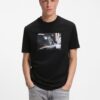 Boss Regular Fit T-Shirt in Lightweight Cotton Jersey Black