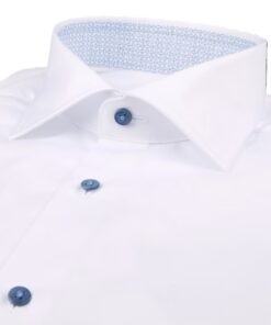 Stenström Twill Shirt with Contrast White