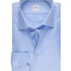 Stenström Twill Shirt with Contrast Light blue