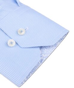 Stenström Twill Shirt with Contrast Light blue