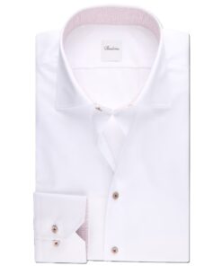 Stenström Twill Shirt with Contrast White