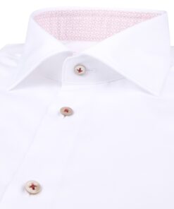 Stenström Twill Shirt with Contrast White