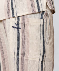 Fat Moose Costa Shorts Ecru Violet Ice Stripes