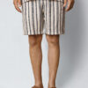 Fat Moose Orlean Shorts Off White Black Striped