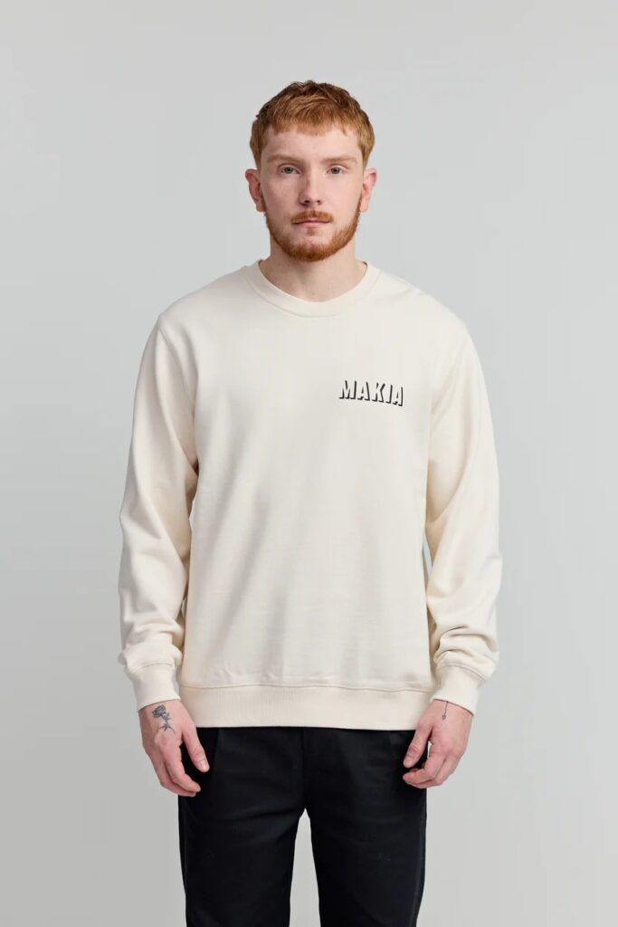 Makia Shade Sweatshirt Natural White