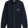 Tommy Hilfigiger Script Stack Stand Collar Dark Navy