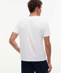 Tommy Hilfiger Logo Jersey Crew Neck T-Shirt White