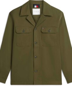 Tommy Hilfiger Cotton Blend Shirt Jacket