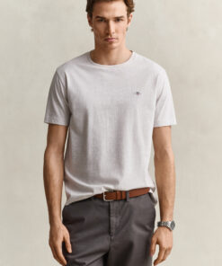 Gant Reg Shield T-Shirt Glacier Melange