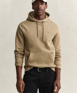 Gant Reg Shield Hoodie Faded Taupe