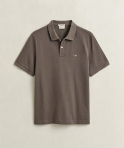Gant Shield SS Pique Polo Faded Taupe