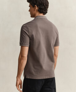 Gant Shield SS Pique Polo Faded Taupe