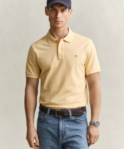 Gant Shield SS Pique Polo Medium Yellow