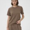 InWear VincentIW T-Shirt Coffee Quartz Melange