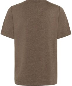 InWear VincentIW T-Shirt Coffee Quartz Melange