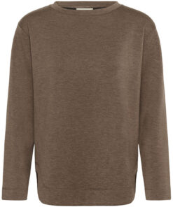 InWear GincentIW Melange Crewneck Coffee Quartz Melange