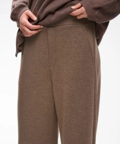 InWear GincetteIW Melange Trousers Coffee Quartz Melange