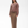 InWear AidaIW Skirt Coffee Quartz Melange