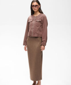 InWear AidaIW Skirt Coffee Quartz Melange