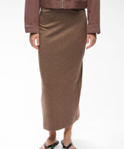 InWear AidaIW Skirt Coffee Quartz Melange