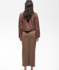 InWear AidaIW Skirt Coffee Quartz Melange