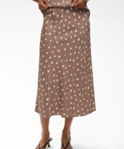 InWear HenriIW Skirt Brown Brush Dot