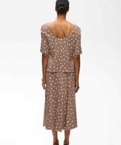 InWear HenriIW Skirt Brown Brush Dot