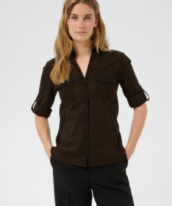 Part Two CortniaPW Shirt Mole Brown