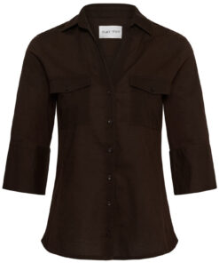 Part Two CortniaPW Shirt Mole Brown