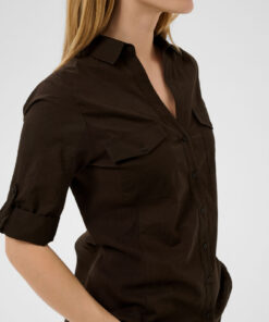 Part Two CortniaPW Shirt Mole Brown