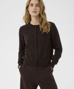 Part Two NoelaniPW Cardigan Mole Brown