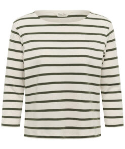 Part Two NelaPW Tshirt Beetle Stripe Green