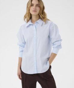 Part Two ZaynaPW Regular Shirt Heather Blue