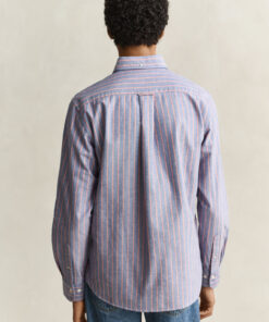 Gant Reg Archive Oxford Stripe Shirt Crisp Blue